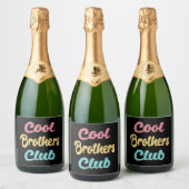 Cool Brothers Club II Sparkling Wijnetiket (Flessen)