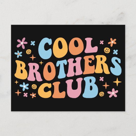 Cool Brothers Club III Briefkaart (Voorkant)