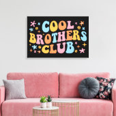 Cool Brothers Club III Canvas Afdruk (Insitu (Woonkamer))