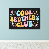 Cool Brothers Club III Canvas Afdruk (Insitu (Houten vloer))
