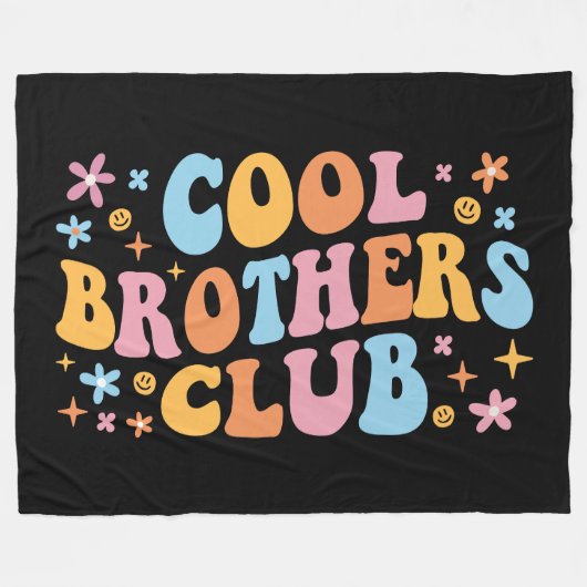 Cool Brothers Club III Fleece Deken (Voorkant (Horizontaal))