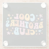 Cool Brothers Club III Glazen Onderzetter (Achterkant)