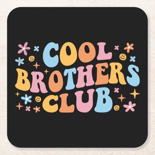 Cool Brothers Club III Kartonnen Onderzetters (Voorkant)