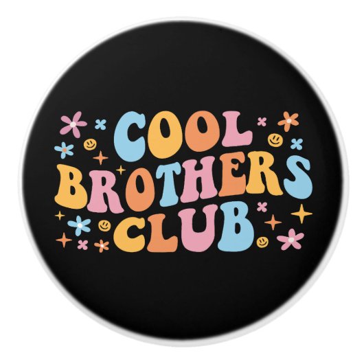 Cool Brothers Club III Keramische Knop (Voorkant)