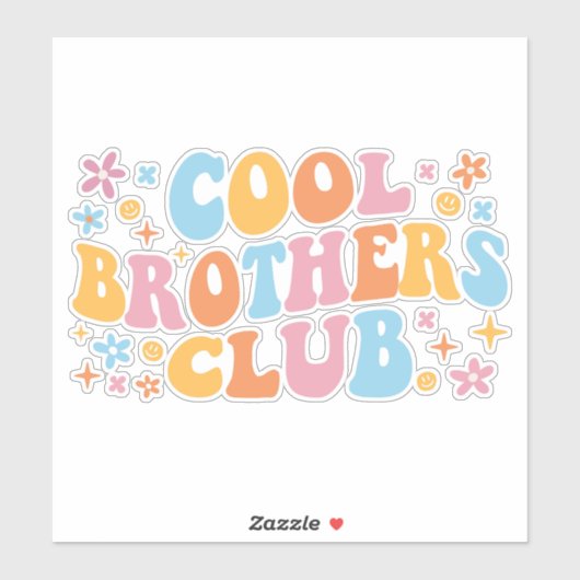 Cool Brothers Club III Sticker (Vel)