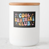 Cool Brothers Club III Voedselcontainer Etiket (Voorkant)