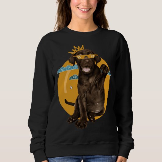 Cool Browne Labrador Retriever Trui (Voorkant)