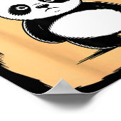 Cool Bruh Panda Men Women Kids Teens Funny Bruh Pa Poster (Hoek)