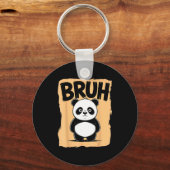 Cool Bruh Panda Men Women Kids Teens Funny Bruh Pa Sleutelhanger (Voorkant)