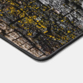 Cool Bruin grijs geel mossy hout schors Bureaumat (Hoek)