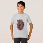 Cool Brullende Beer Jongens T-shirt (Voorkant volledig)