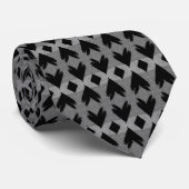 Cool Brush Stroke Pattern Stropdas (Opgerold)