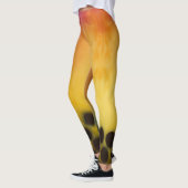 Cool bubble tea foto effect abstracte kleuren leggings (Links)
