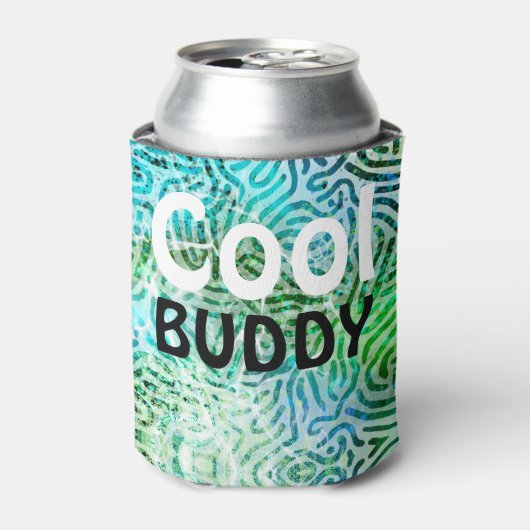 Cool BUDDY zwembad party Blikjeskoeler (Blikje Voorkant)