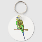 Cool Budgie Sleutelhanger (Voorkant)