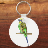 Cool Budgie Sleutelhanger (Voorkant)