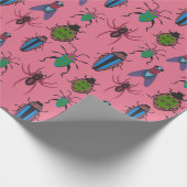 Cool Bugs Pattern Cadeaupapier (Hoek)