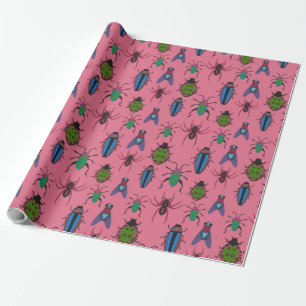 Cool Bugs Pattern Cadeaupapier