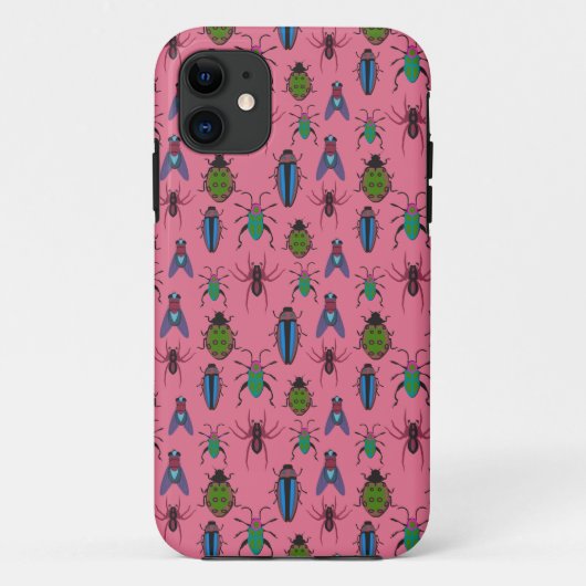 Cool Bugs Pattern Case-Mate iPhone Case (Achterkant)