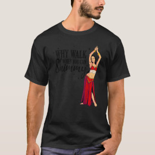 Cool buik dansen Mannen vrouwen arabische dans shi T-shirt