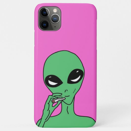 Cool Buitenaards Wezen , Grappige Ufo , Roken Buit Case-Mate iPhone Case (Achterkant)