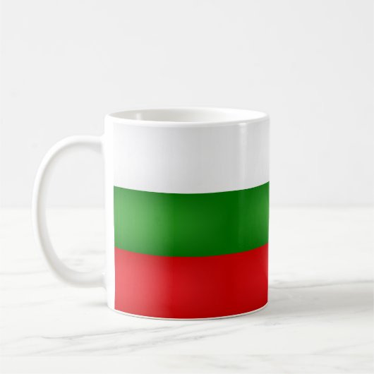 Cool Bulgaria Flag Koffiemok (Links)