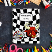 Cool Bull Minotaur Holding Video Game Controller Notitieboek