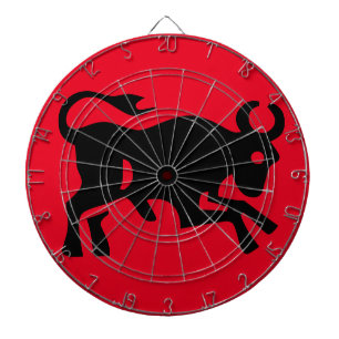 Cool Bull visual Black Bullish market investeerder Dartbord