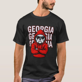 Cool Bulldog Georgia Design voor dierenliefhebbers T-shirt