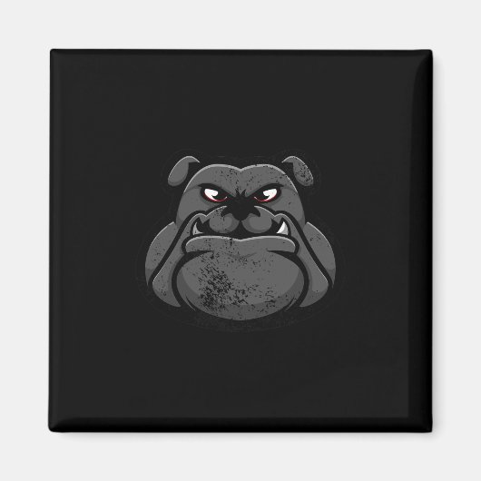 Cool Bulldog Hondenliefhebber cadeau's idee Magneet (Voorkant)