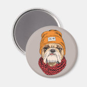Cool Bulldog Magneet (Voorkant / Achterkant)