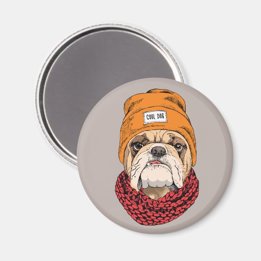 Cool Bulldog Magneet (Voorkant / Achterkant)