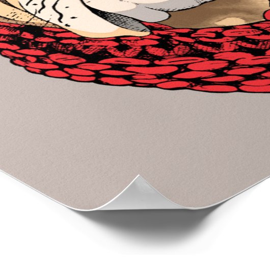 Cool Bulldog Poster (Hoek)