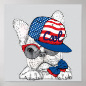 Cool Bulldog Poster (Voorkant)