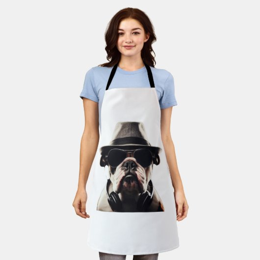 Cool Bulldog Schort (Gedragen)