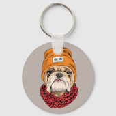 Cool Bulldog Sleutelhanger (Voorkant)