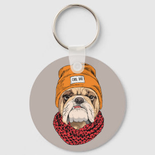 Cool Bulldog Sleutelhanger
