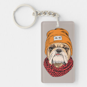 Cool Bulldog Sleutelhanger