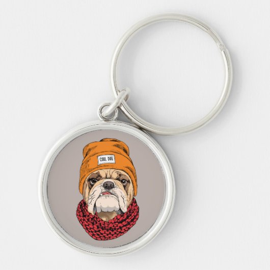Cool Bulldog Sleutelhanger (Voorkant)