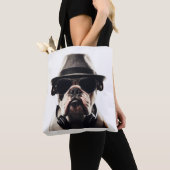 Cool Bulldog Tote Bag (Dichtbij)