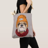 Cool Bulldog Tote Bag (Dichtbij)