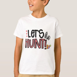 cool bunny egg jager grappig ontwerp shirt