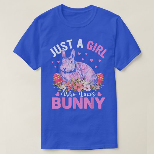 Cool Bunny Rabbit is gewoon een meisje dat van Bun T-shirt (Design voorkant)