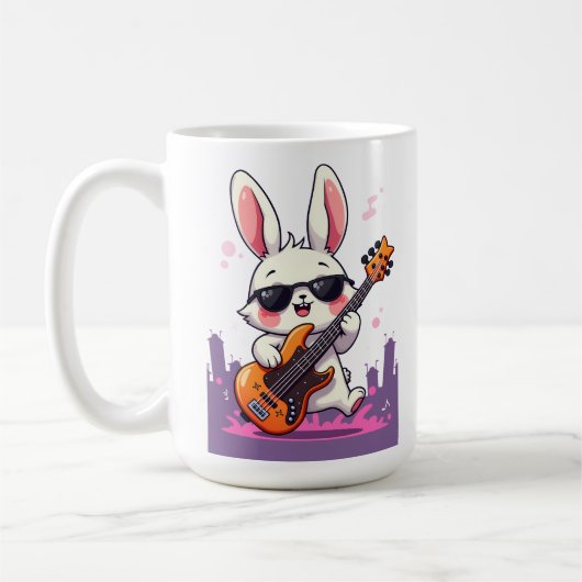 Cool Bunny Rockstar Koffiemok (Links)