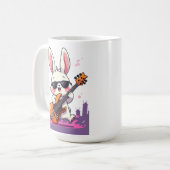 Cool Bunny Rockster Koffiemok (Voorkant links)