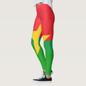Cool Burkina Faso Flag Mode Leggings (Links)
