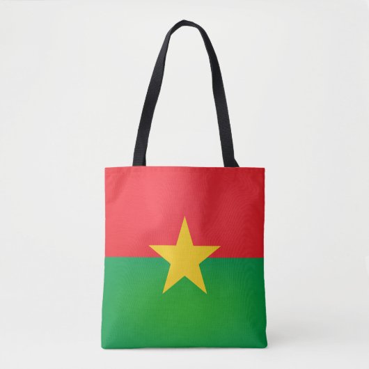 Cool Burkina Faso Flag Mode Tote Bag (Voorkant)