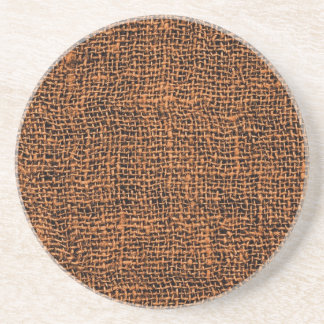 Cool Burlap Texture Zandsteen Onderzetter