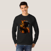Cool burning Welder with Mask T-shirt (Voorkant volledig)