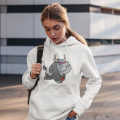 Cool Business Bull in pak met zonnebril Hoodie